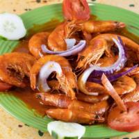 Shrimps / Camarones · Ala diabla, garlic / al ajo, breaded / empanizados, ranchero sauce / rancheros, a la Mexican...