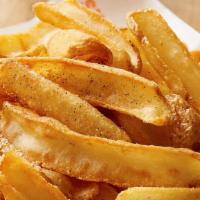Dipper  Fries · A curved shaped French fry.  Cross between a chip and a steak fry