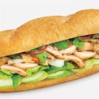 B5 Grilled Chicken  (Only Available Until 7Pm) · Grilled chicken, mayonnaise, cilantro, cucumber, vegetables, and jalapenos