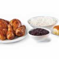 Original Family Meal · Whole Chicken, white rice, black beans and 4 rolls