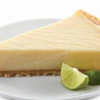Key Lime Pie · Sweet & tart key lime pie with a graham cracker crust straight from the Florida Keys.