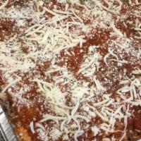 Lasagna Bolognase · Family Size  - Each of layers contains our famous marinara sauce, with ricotta, Romano, mozz...