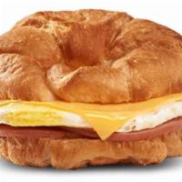 Ham, Egg And Cheese Croissant · 