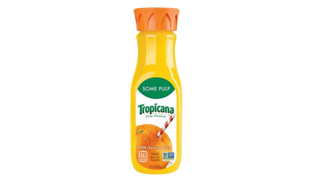 Tropicana Premium Orange Juice Some Pulp 12 Oz. · 