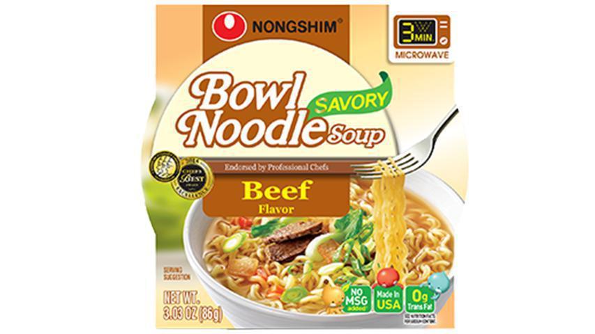Nongshim Beef Noodle Bowl · 