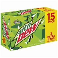 Mountain Dew 12 Oz. Can 15-Pack · 
