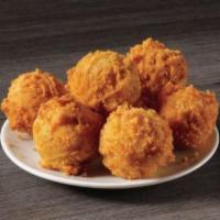6 Hush Puppies · Our famous golden brown hush puppies are made from a batter that’s freshly prepared and hand...