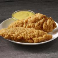 2 Piece Chicken · Looking for surf and turf? Add two pieces of our breaded chicken tenders to any meal.