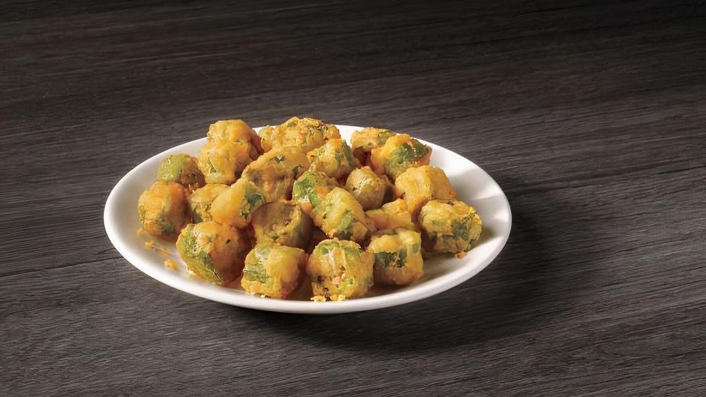 Fried Okra · A simple, southern classic; slices of okra in southern-style breading fried to a golden brown.