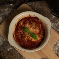 Parmigiana Di Melanzane · Home-made eggplant lasagna.