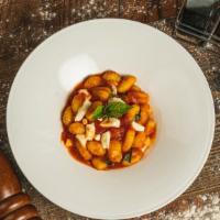 Gnocchi Alla Sorrentina
 · Tomato sauce, mozzarella, and Parmesan.