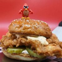 Angry Bird · Cluck’s signature sandwich that tops all others in the chicken sandwich wars. breaded with C...