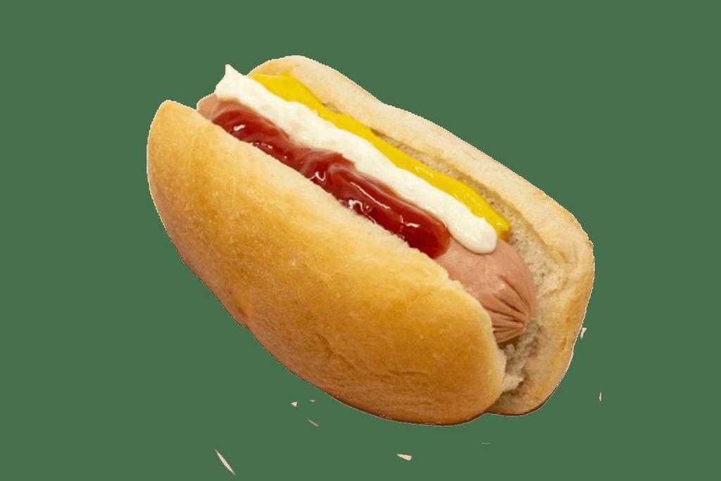 Backyard Dogs · 3 Little dogs topped with mayo, ketchup, mustard