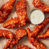 Buffalo Chicken Fingerz™ - 10 · Cooked to perfection, tossed in the sauce of your choice and served with Ranch Sauce. Becaus...