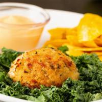 Crab Cakes · Gourmet Southern Style Jumbo Lump Crab Cakes 3 oz. comes with Chiptole Mayo on the Side