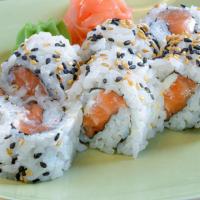 Bagel Roll · SUSHI RICE, CREAM CHEESE AND SALMON