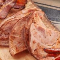 Meat Platters · Choose from Baked Bacon, Sweet Ham, Maple Apple Chicken Sausage, Sweet & Savory Sausage and ...