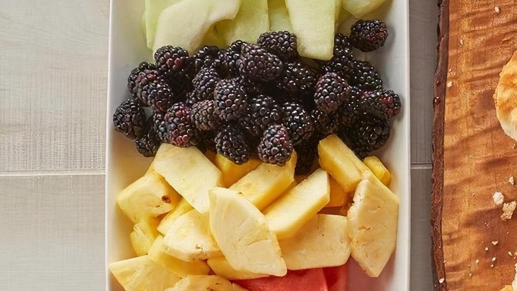 Fresh Seasonal Fruit Platter · An assortment of fresh seasonal fruit. (Serves 10)
