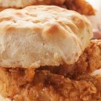 Chicken & Biscuit Sandwich Platter · Fried chicken tenders and chipotle honey on over-sized biscuits. (Serves 10)
