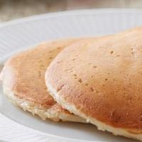 Buttermilk Pancakes - Vegetarian Option · Two house-recipe buttermilk cakes.