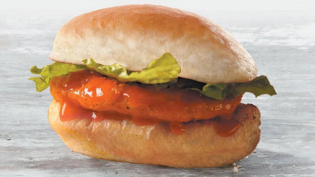 Buffalo Chicken Slider · Crispy Buffalo Chicken, with lettuce and your choice of buffalo sauce on a garlic buttery slider bun. Served with ranch dipping sauce