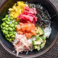 Tuna & Salmon Poke Bowl · Raw. Consuming raw or undercooked meat, poultry, seafood, shellfish or eggs may increase you...