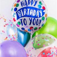 Happy Birthday Balloon Bundle · Two Foil HB Balloons , Three Latex or One Foil Balloon, Five Latex , Item Colors Might Vary