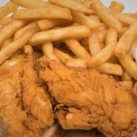 Chicken Breast Dinner · 2 chicken breast, coleslaw and our signature fries.