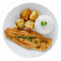 Meal Ten · Fried fish with your choice of two sides.