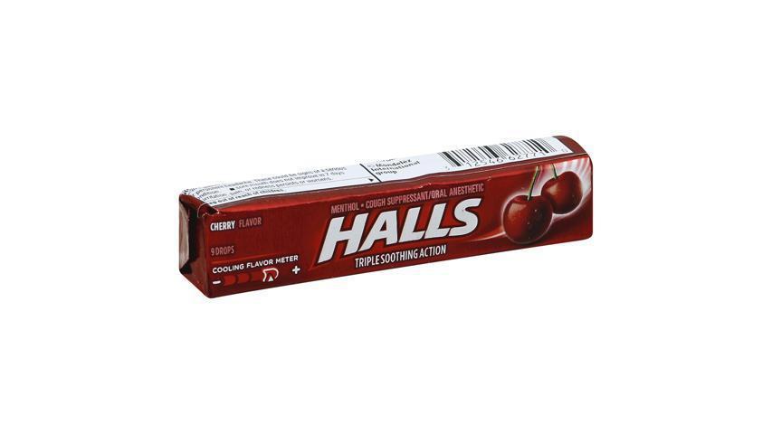 Halls Cherry Cough Drops · 