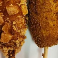Korean Corn Dog · Corn dog can not be customize! The choice you see are the only way we make it. All corn dog ...
