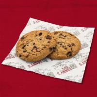 Chocolate Chip Cookies · Two giant cookies baked fresh to order in-house.