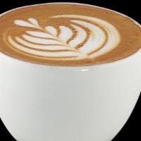 Cappuccino · Espresso and thicker milk foam.. *Due to the fragile nature of milk foam, this item is not r...