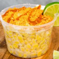 Create Your Own Elote Cup · mayonnaise, cotija cheese, butter, valentina hot sause, hot sauce, Salt, tajin, chili powder...