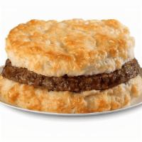 Sausage Biscuit · Country style sausage on a made-from-scratch buttermilk biscuit..