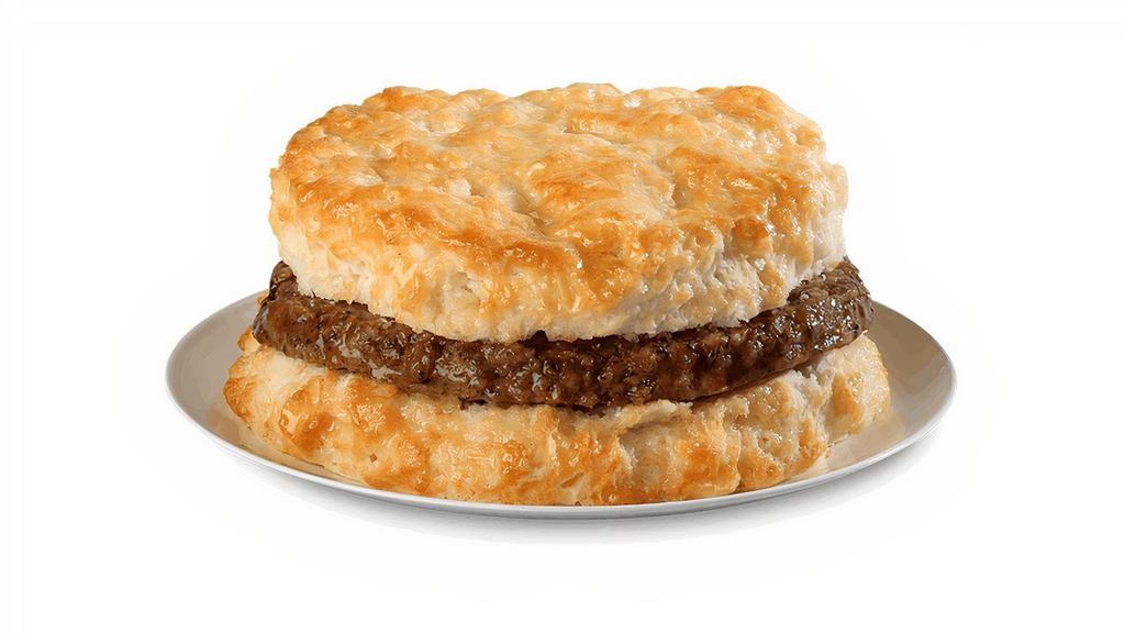 Sausage Biscuit · Country style sausage on a made-from-scratch buttermilk biscuit..