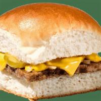 Cheese Krystal · Cheese makes everything better. Our Original Krystal with a slice of American cheese, diced ...