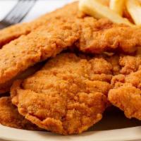 5Pc Chk Tender Combo · Hand battered and breaded juicy chicken tenders. Option to toss in your choice of wing sauce...