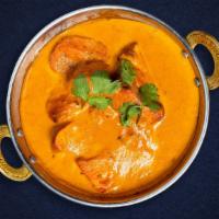 Tikka Bow (Paneer Masala) · Fresh cubes of cottage cheese cooked in creamy tomato sauce.