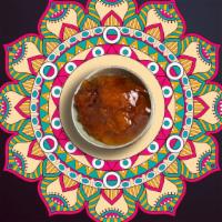 Mango Chutney · Fresh sliced mangoes in sweet sauce and spices.