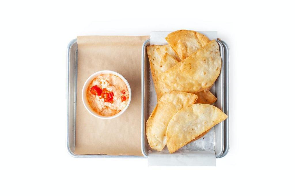 Mammaw'S Pimento Cheese · House-Made from Scratch Fried Flour Chips & Pimento Cheese. (V)