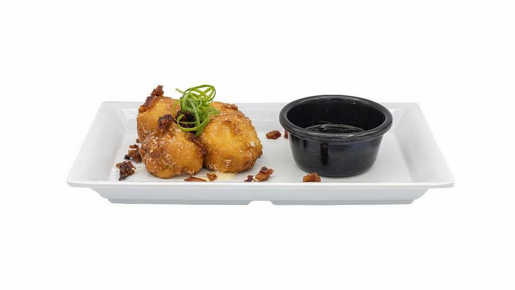 Mac And Cheese Beignets · Sweet & Spicy Bacon, Habanero Maple. Dipping Sauce