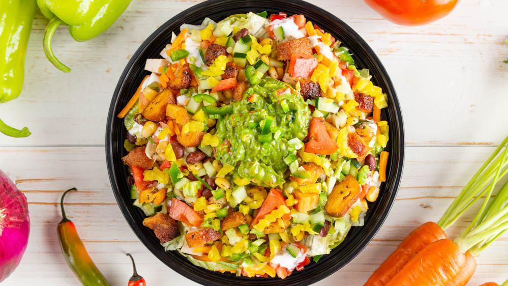Make Your Own Chop-Chop® (Small) · Customize your own favorite Chop-Chop® with as many toppings as you want! The combinations are endless! Served with 5 toppings and 2 free Signature Sauces & pita bread. The Ultimate Chop-Chop Experience!