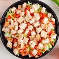 Chop-Chop® Salad (No-Carb) (Large) · Freshly grilled chopped chicken breast, diced tomatoes served over your choice of shredded l...