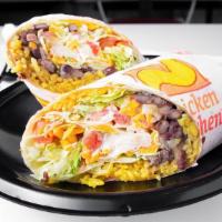 Mexican Wrapito® · Freshly grilled chopped chicken breast, lettuce, tomatoes, black beans, sour cream, cheddar ...