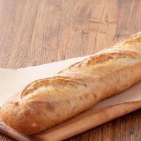 Baguette · This traditional French favorite is made artisan-style with no preservatives or additives.