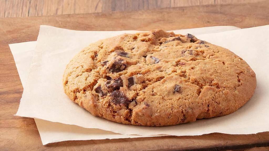 Chocolate Chunk Cookie · Cookie dough studded with semisweet chocolate chunks.