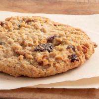 Oatmeal Raisin Pecan Cookie  · Hearty oatmeal dough studded with raisins and pecans.