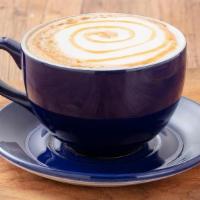 Caramel Macchiato · Espresso, caramel syrup, steamed milk topped with froth. Finished with a swirl of caramel sa...