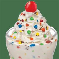 M&M'S · Our classic vanilla milkshake blended with plenty of milk chocolate M&M's®.
